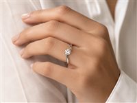 Anello Vidali Gioielli Donna in Oro bianco Diamante 0.44 Ct ANOR-104-34 - ANOR-104-34